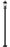 4 Light Outdoor Post Mounted Fixture | 5017PHBS-536P-BK
