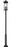 6 Light Outdoor Post Mounted Fixture | 5017PHXLR-5010P-BK