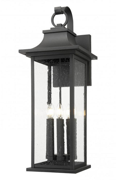 6 Light Outdoor Wall Light | 5017XL-BK
