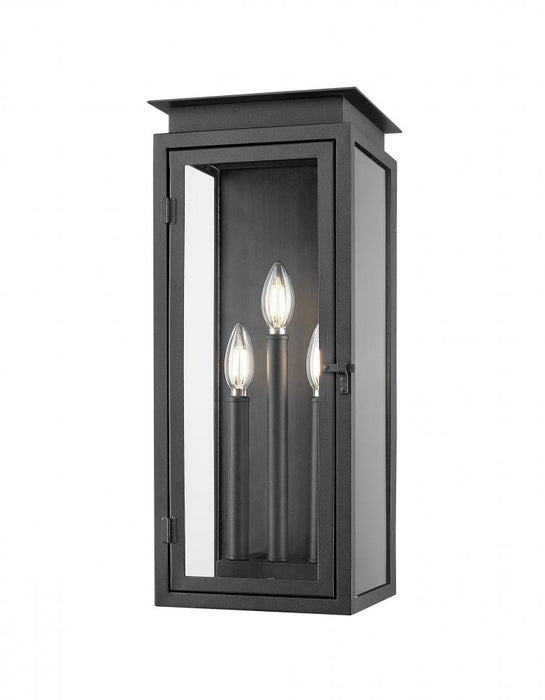 3 Light Outdoor Wall Light | 5018M-BK