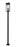 4 Light Outdoor Post Mounted Fixture | 5018PHBS-536P-BK