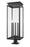 5 Light Outdoor Pier Mounted Fixture | 5018PHXLR-533PM-BK