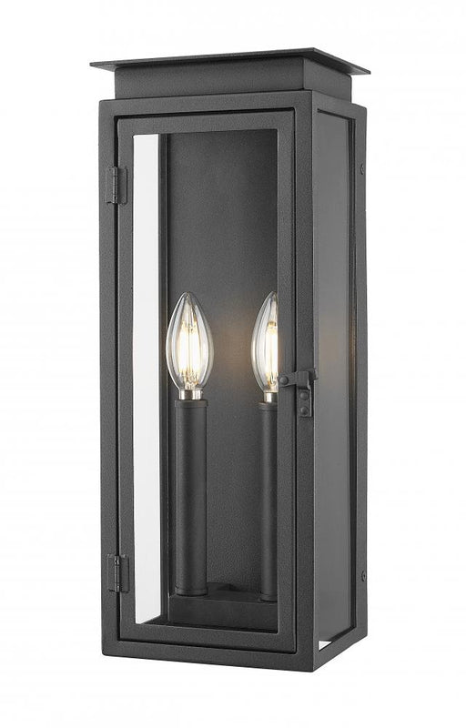 2 Light Outdoor Wall Light | 5018S-BK