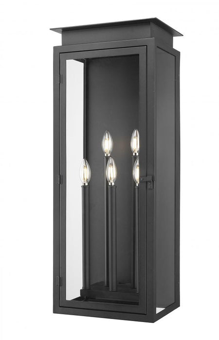 5 Light Outdoor Wall Light | 5018XL-BK