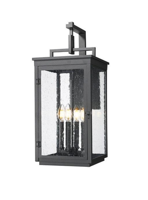 4 Light Outdoor Wall Light | 5019B-BK