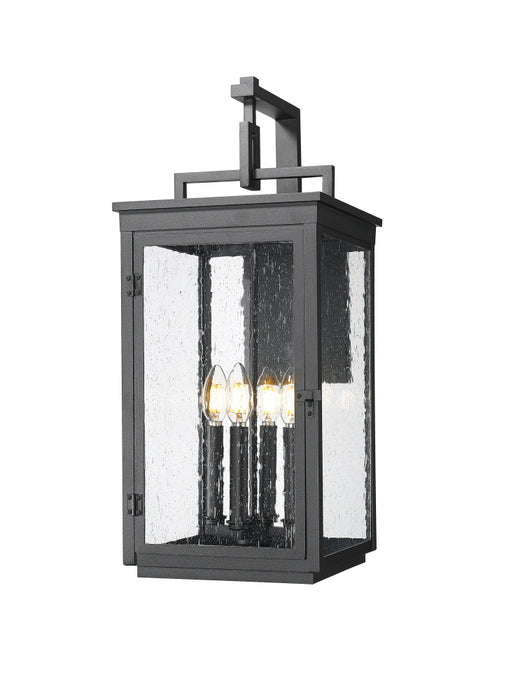 4 Light Outdoor Wall Light | 5019B-BK