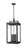 6 Light Outdoor Chain Mount Ceiling Fixture | 5019CHXXL-BK