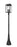5 Light Outdoor Post Mounted Fixture | 5019PHXLR-564P-BK