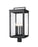 5 Light Outdoor Post Mount Fixture | 5019PHXLR-BK