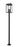 6 Light Outdoor Post Mounted Fixture | 5019PHXXLS-536P-BK