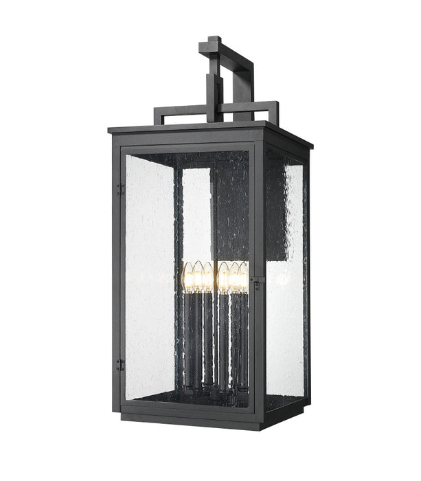 6 Light Outdoor Wall Light | 5019XXL-BK