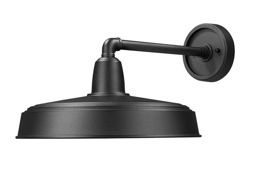 1 Light Outdoor Wall Light | 5025B-BK