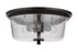 Craftmade Tyler 3 Light Flushmount in Flat Black