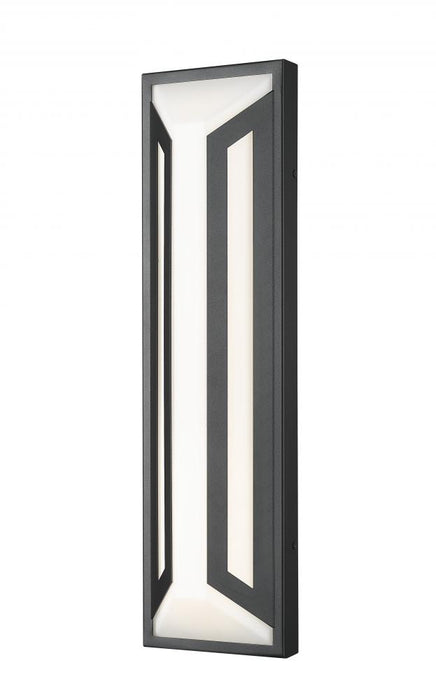 2 Light Outdoor Wall Light | 5028B-BK-LED