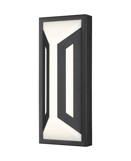 2 Light Outdoor Wall Light | 5028S-BK-LED