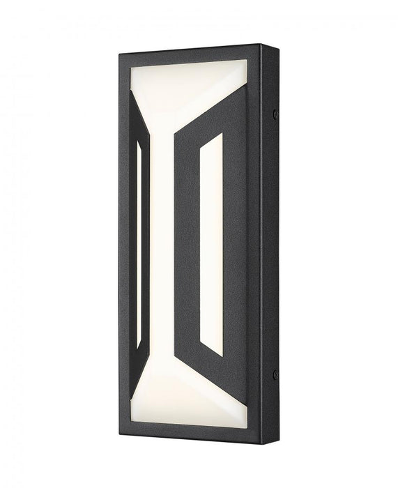 2 Light Outdoor Wall Light | 5028S-BK-LED