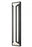 2 Light Outdoor Wall Light | 5028XL-BK-LED