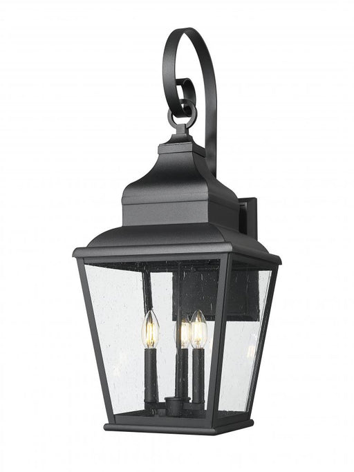 3 Light Outdoor Wall Light | 5029B-BK