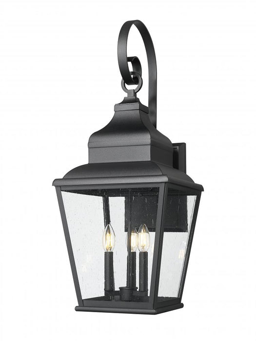 3 Light Outdoor Wall Light | 5029B-BK