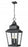 4 Light Outdoor Chain Mount Ceiling Fixture | 5029CHXL-BK