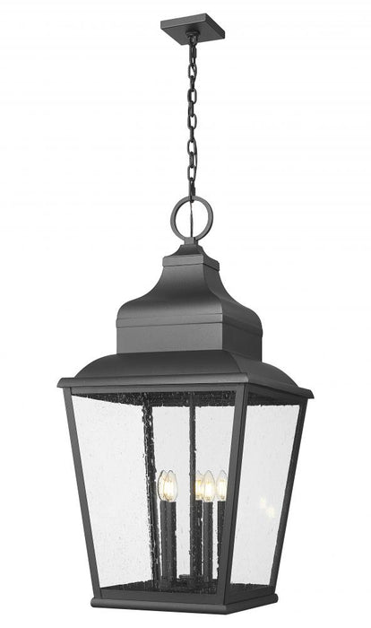 5 Light Outdoor Chain Mount Ceiling Fixture | 5029CHXXL-BK