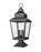 4 Light Outdoor Pier Mounted Fixture | 5029PHXLS-LSQPM-BK