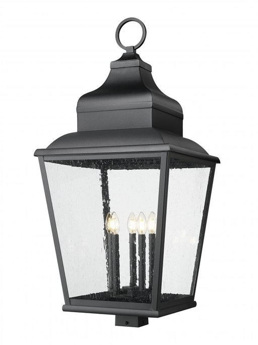 5 Light Outdoor Post Mount Fixture | 5029PHXXLS-BK