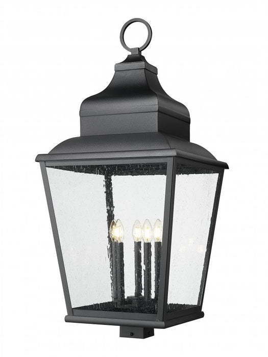 5 Light Outdoor Post Mount Fixture | 5029PHXXLS-BK