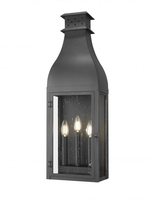 3 Light Outdoor Wall Light | 5030B-BK