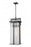 3 Light Outdoor Chain Mount Ceiling Fixture | 5031CHXL-BK