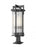 2 Light Outdoor Pier Mounted Fixture | 5031PHBR-533PM-BK