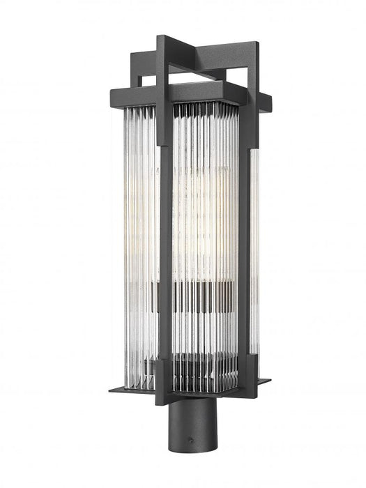 2 Light Outdoor Post Mount Fixture | 5031PHBR-BK