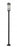2 Light Outdoor Post Mounted Fixture | 5031PHBS-536P-BK