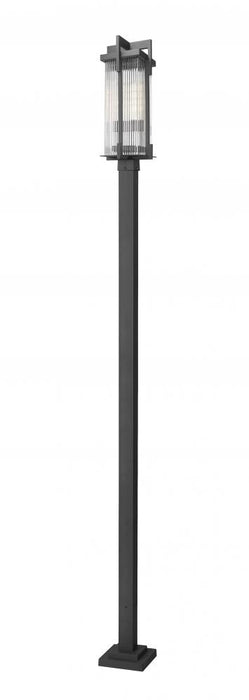 2 Light Outdoor Post Mounted Fixture | 5031PHBS-536P-BK