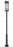 3 Light Outdoor Post Mounted Fixture | 5031PHXLR-5010P-BK