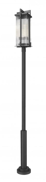 3 Light Outdoor Post Mounted Fixture | 5031PHXLR-5010P-BK