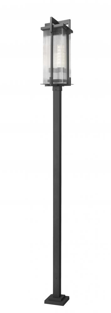 3 Light Outdoor Post Mounted Fixture | 5031PHXLS-536P-BK