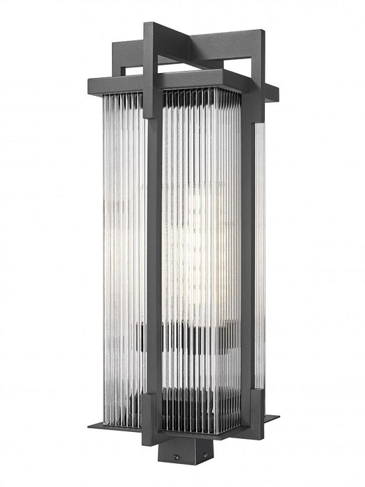 3 Light Outdoor Post Mount Fixture | 5031PHXLS-BK