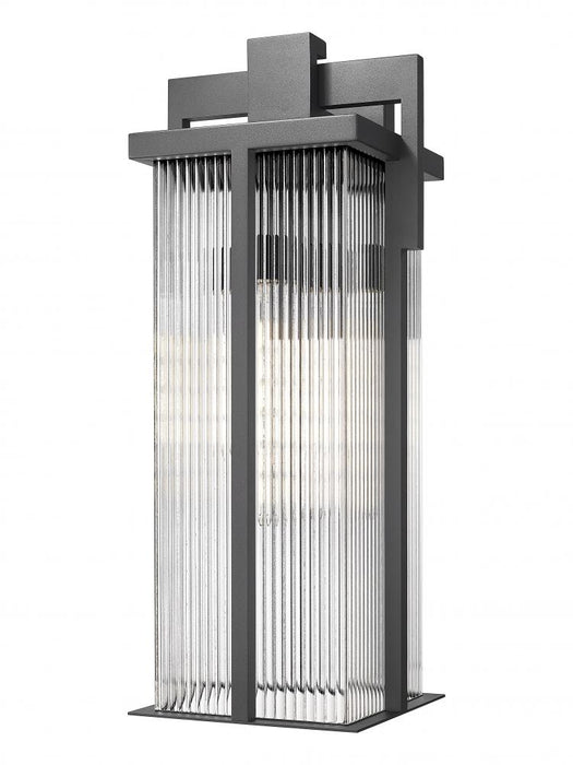 3 Light Outdoor Wall Light | 5031XL-BK