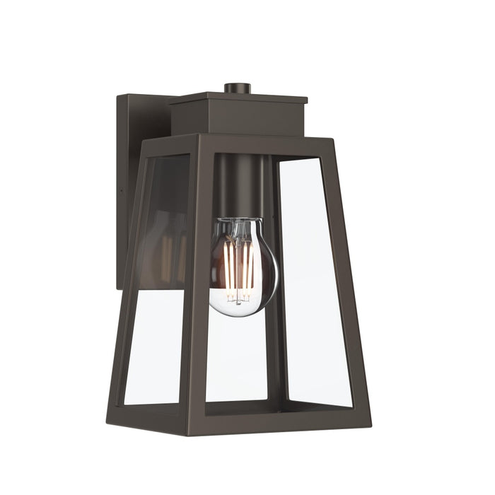 Hedry Small Outdoor Wall Lantern With Clear Glass Panels | P560401-020