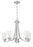 Craftmade Bolden 5 Light Chandelier in Brushed Polished Nickel