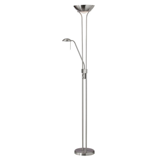 Mother/son Floor Lamp/satin Chrome | 505F-SC