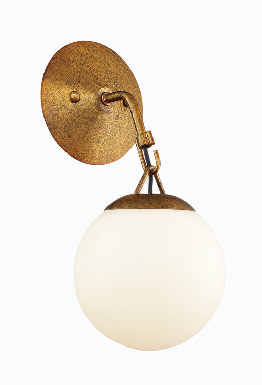 Craftmade Orion 1 Light Wall Sconce in Patina Aged Brass