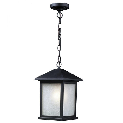 1 Light Outdoor Chain Mount Ceiling Fixture | 507CHM-BK