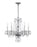 Traditional Crystal 5 Light Clear Italian Crystal Polished Chrome Chandelier | 5085-CH-CL-I