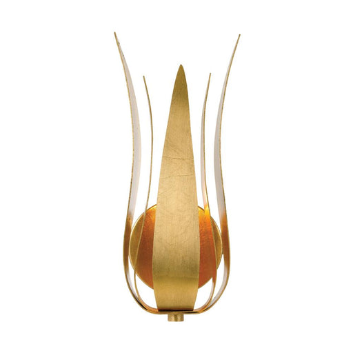 Crystorama Broche 1 Light Antique Gold Sconce