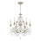 Crystorama Regis 6 Light Swarovski Strass Crystal Olde Silver Chandelier