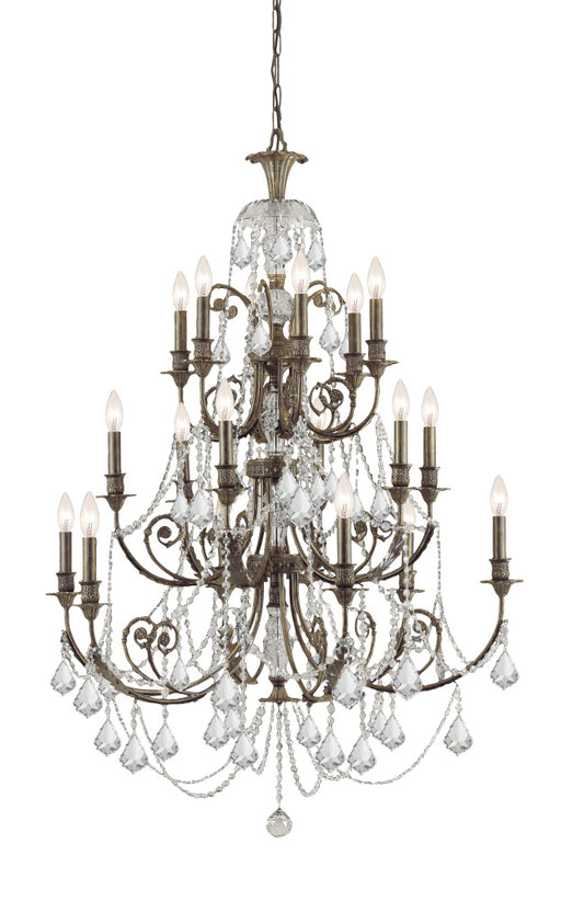Regis 18 Light English Bronze Chandelier | 5117-EB-CL-MWP
