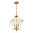 Broche 3 Light Antique Gold Lantern Chandelier | 514-GA
