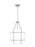 Visual Comfort & Co. Studio Collection Morrison modern 3-light LED indoor dimmable small ceiling pendant hanging chandelier light in brushe
